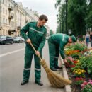 Сотрудники «Зеленого города» поддерживают чистоту и красоту Владимира ежедневно Сотрудники «Зеленого города» поддерживают чистоту и красоту Владимира ежедневно